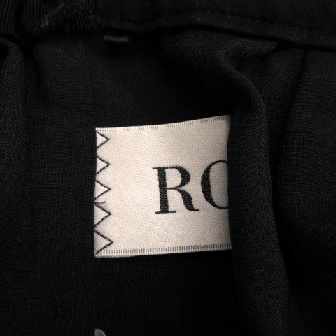 ロペ ROPE スカーチョ ガウチョパンツ 七分丈 38 ブラック 黒 /MS8 レディース_画像5