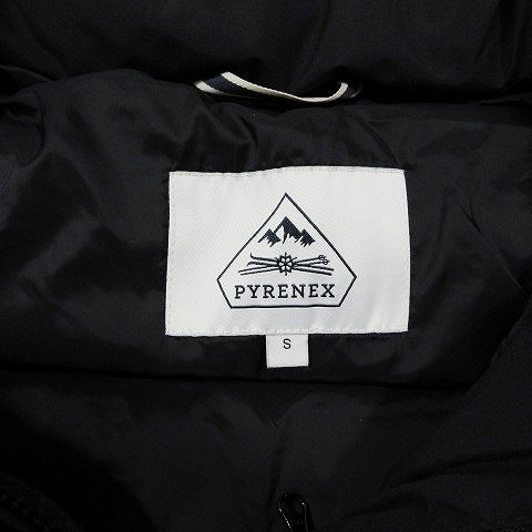 ピレネックス Pyrenex スプートニックマット SPOUTNIC MAT ダウンジャケット ブルゾン フーディ ジップアップ コート S 黒 ブラック CFU121_画像8