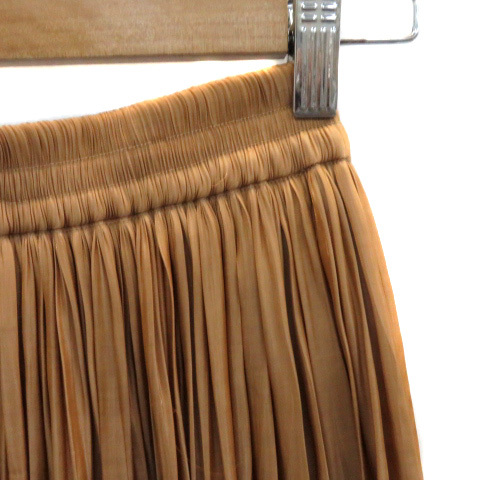  винт ViS юбка в складку макси длина длинный длина одноцветный S orange /YS11 женский 