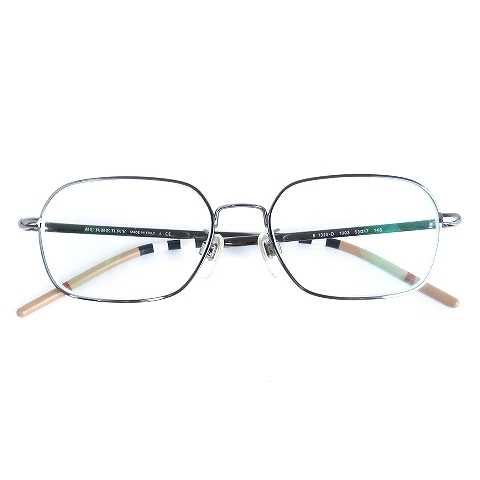 最新 メガネ 美品 BURBERRY バーバリー 眼鏡 メ □SM1 アイウェア 145