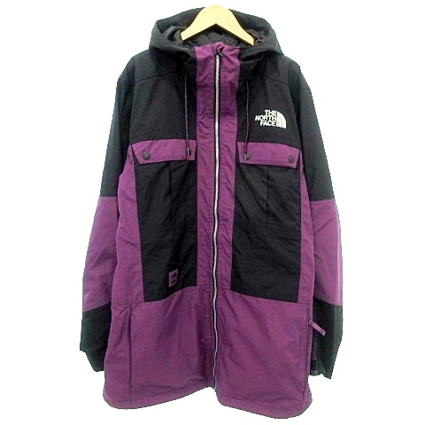 ザノースフェイス THE NORTH FACE ｘ Vans Balfron Jacket バルフロン ジャケット マウンテンパーカー フード ブルゾン XL パープル 黒_画像1