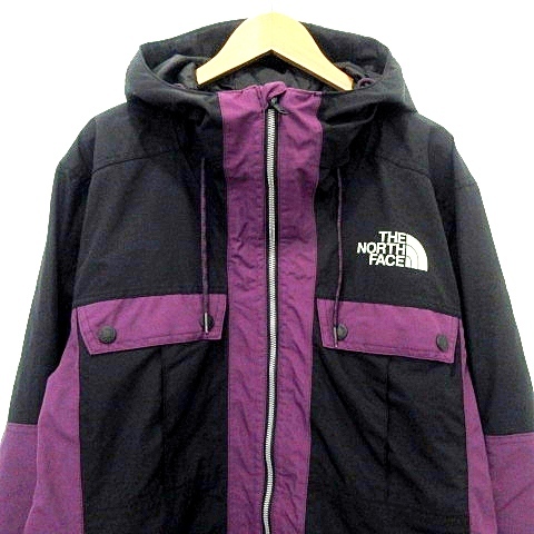 ザノースフェイス THE NORTH FACE ｘ Vans Balfron Jacket バルフロン ジャケット マウンテンパーカー フード ブルゾン XL パープル 黒_画像3