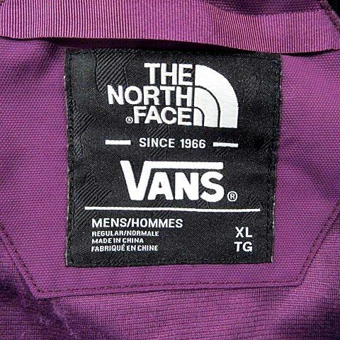 ザノースフェイス THE NORTH FACE ｘ Vans Balfron Jacket バルフロン ジャケット マウンテンパーカー フード ブルゾン XL パープル 黒_画像9