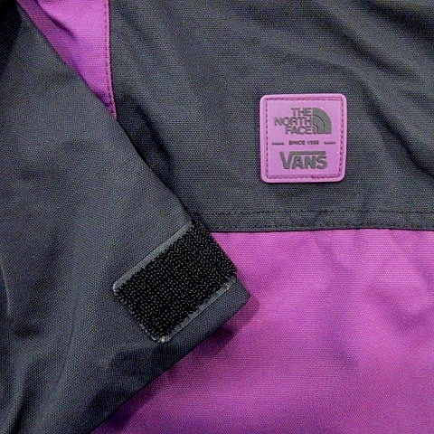 ザノースフェイス THE NORTH FACE ｘ Vans Balfron Jacket バルフロン ジャケット マウンテンパーカー フード ブルゾン XL パープル 黒_画像5