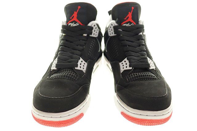 ナイキ NIKE AIR JORDAN 4 RETRO BRED 2019 28.5cm FIRE RED 308497