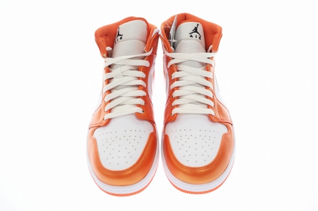 ナイキ NIKE AIR JORDAN 1 MID SE ELECTRO ORANGE エア ジョーダン ミッド エレクトロ オレンジ DM3531-800 27.5 ホワイト オレンジ ▲■ 2の画像2