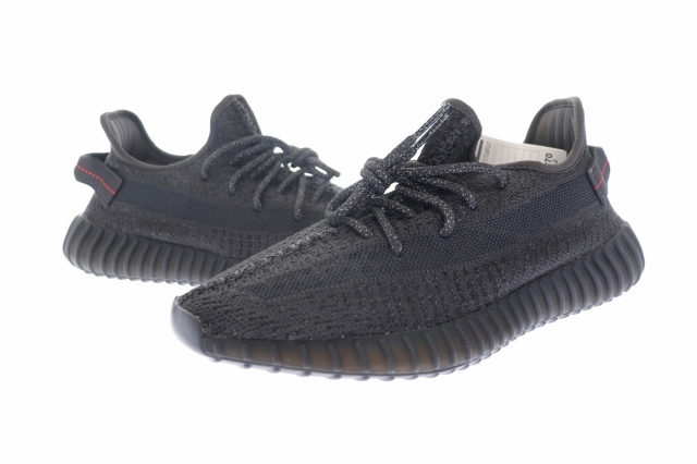 アディダス adidas Yeezy Boost 350 V2 Static Black Reflective イージー ブースト スタティック ブラック リフレクティブ FU9007 27 ☆AA