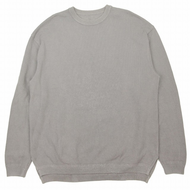 美品 21SS クレプスキュール crepuscule BORNFREE別注 Light Moss Stitch L/S ライト モス 鹿の子 ニット セーター トップス101-014 3_画像1