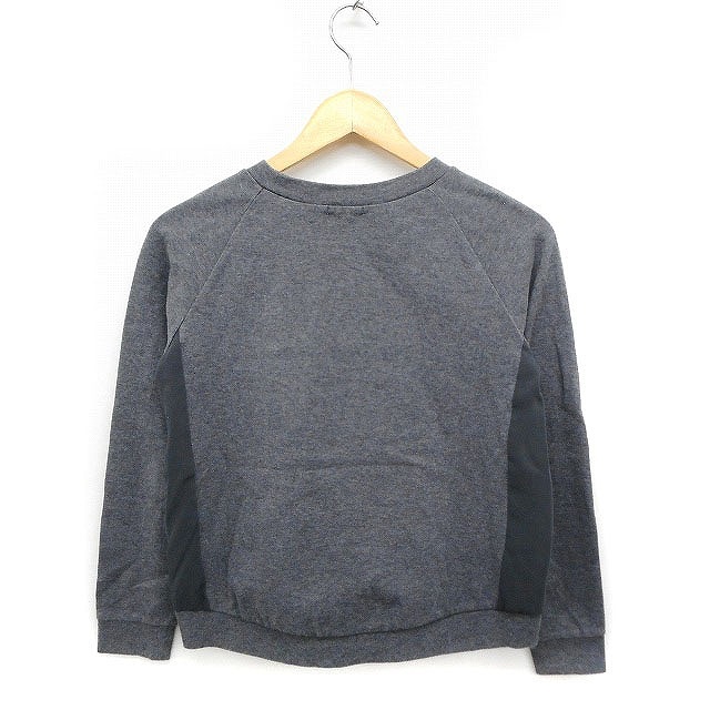  Ships SHIPSla gran sleeve sweatshirt sweat switch quilting long sleeve 36 gray ash /FT45 lady's 