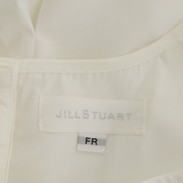 ジルスチュアート JILL STUART 2点セット ペニーレイヤードニット カットソー 長袖 ブラウス ノースリーブ FR ミントグリーン オフホワイト_画像5