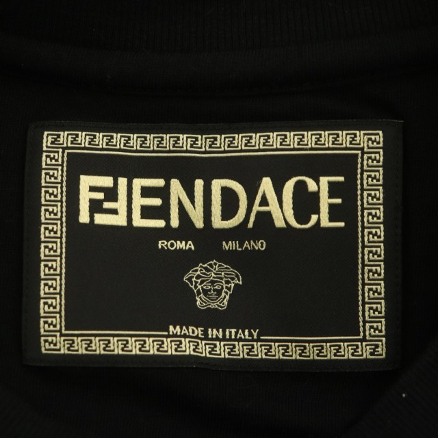 フェンディ FENDI ×ヴェルサーチ VERSACE フェンダーチェ 22SS ロゴ T