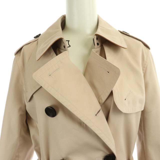  Coach COACH trench coat spring coat long belt attaching SP pink beige F34025 /ES #OS #SH lady's 