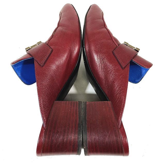 エルメス HERMES コンスタンス ミュール シューズ Hバックル シルバー