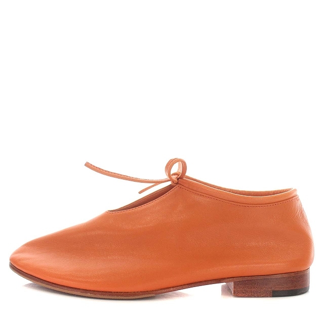  Martini a-noMARTINIANO BOOTIE flat shoes leather 37 23cm orange /*G lady's 