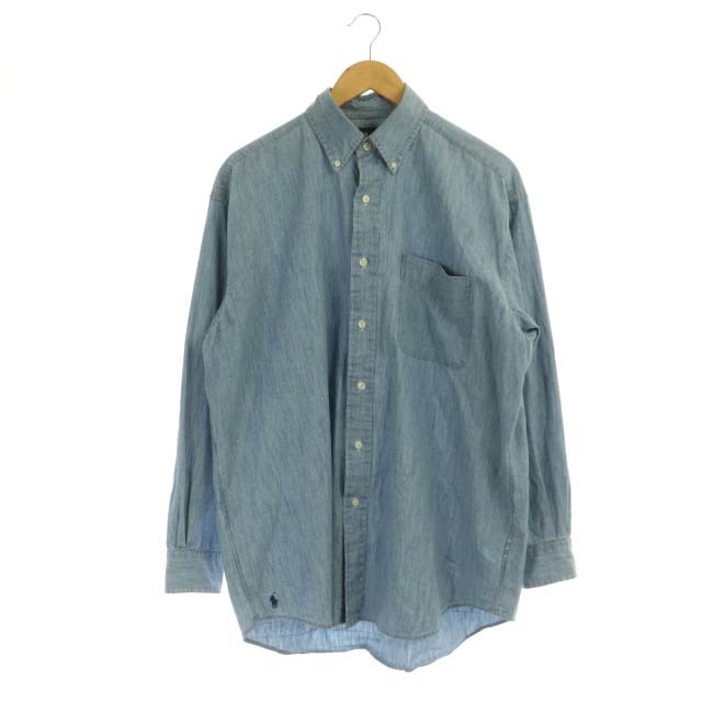 国内外の人気集結! FIT BIG THE LAUREN RALPH ラルフローレン ボタンダウンシャンブレーシャツ ■SH ■OS /HS ライトブルー SP オーバーサイズ 長袖 BD Sサイズ 国内外の人気集結! FIT BIG THE LAUREN RALPH ラルフローレン ボタンダウンシャンブレーシャツ ■SH ■OS /HS ライトブルー SP オーバーサイズ 長袖 BD Sサイズ