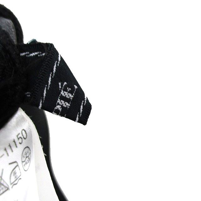 エスピエ ESPIE パンツ イージーパンツ クロップド丈 シンプル 40 ブラック 黒 /KT29 レディース_画像3