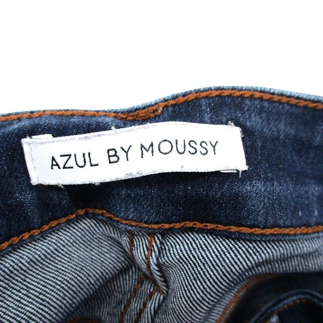 アズールバイマウジー AZUL by moussy デニム ジーンズ スキニー シンプル S インディゴブルー /KT5 レディース_画像3