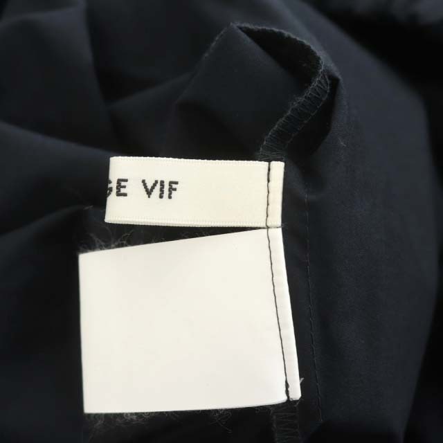ルージュヴィフ Rouge vif リボンドルマンブラウス 半袖 黒 ブラック /MF ■OS レディースの画像4