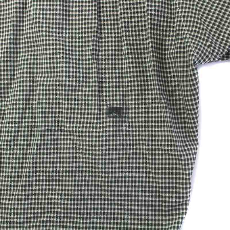ラルフローレン RALPH LAUREN ブレイク BLAKE ボタンダウンシャツ 半袖 チェック ロゴ 刺繍 S 黒 ブラック 白 ホワイト_画像8