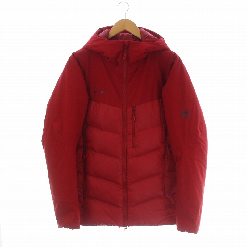 MAMMUT Rime Pro IN Hybrid Hooded Jacket ジャンパー フード ジップアップ L 赤 レッド 1013-01320 ■GY09 /SI5 メンズ_画像1