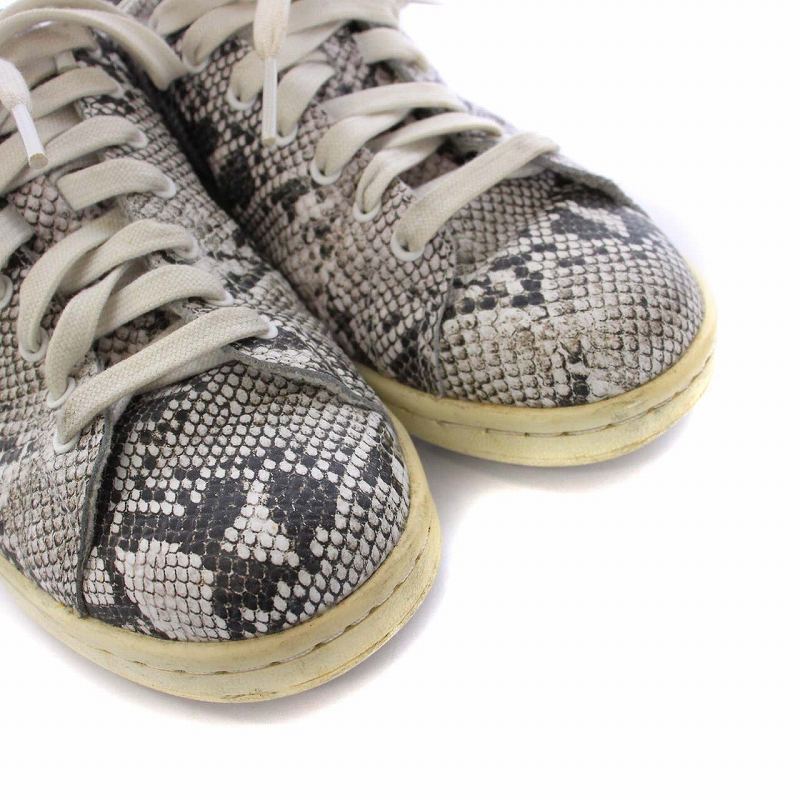 ハイク×アディダス HYKE×adidas STAN SMITH HAILET PYTHON スタンスミス ハイレット パイソン スニーカー US6.5 24cm グレー B26098 /KHの画像4