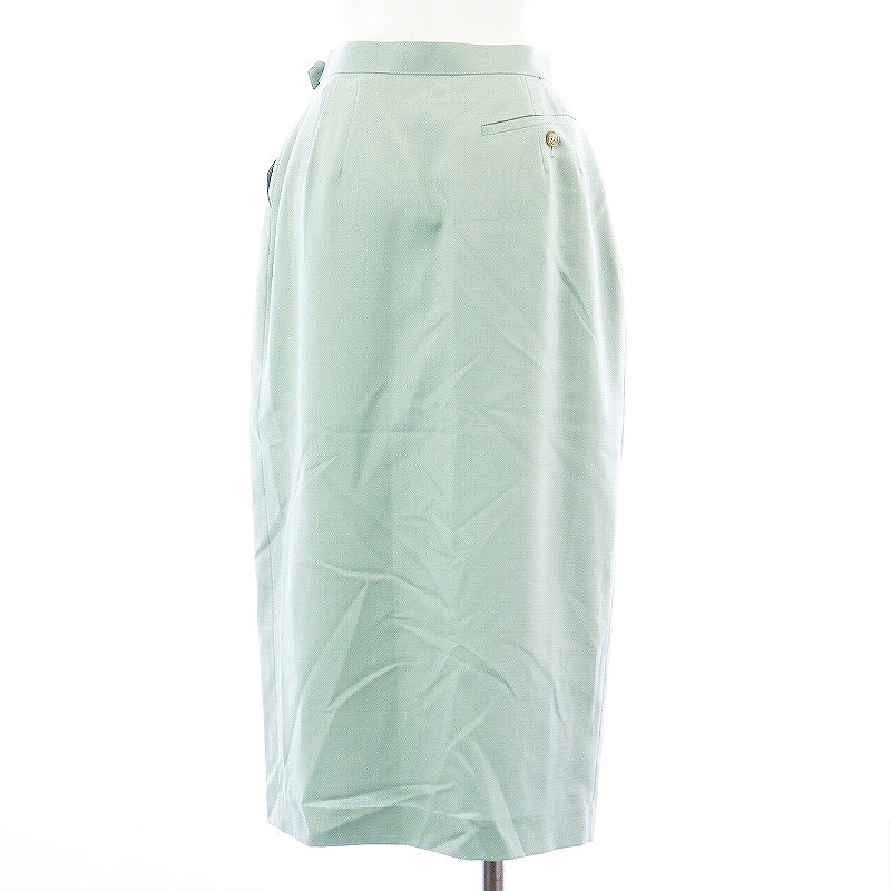  Christian Dior Christian Dior SPORTS LAP способ юбка flair длинный ремень шерсть M зеленый зеленый /UY15 женский 