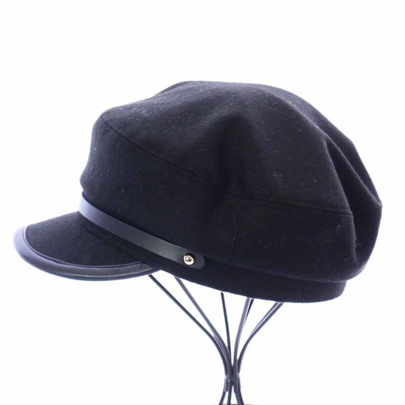 キャセリーニ casselini キャスケット 帽子 黒 ブラック /SY30 ■OF レディース_画像3