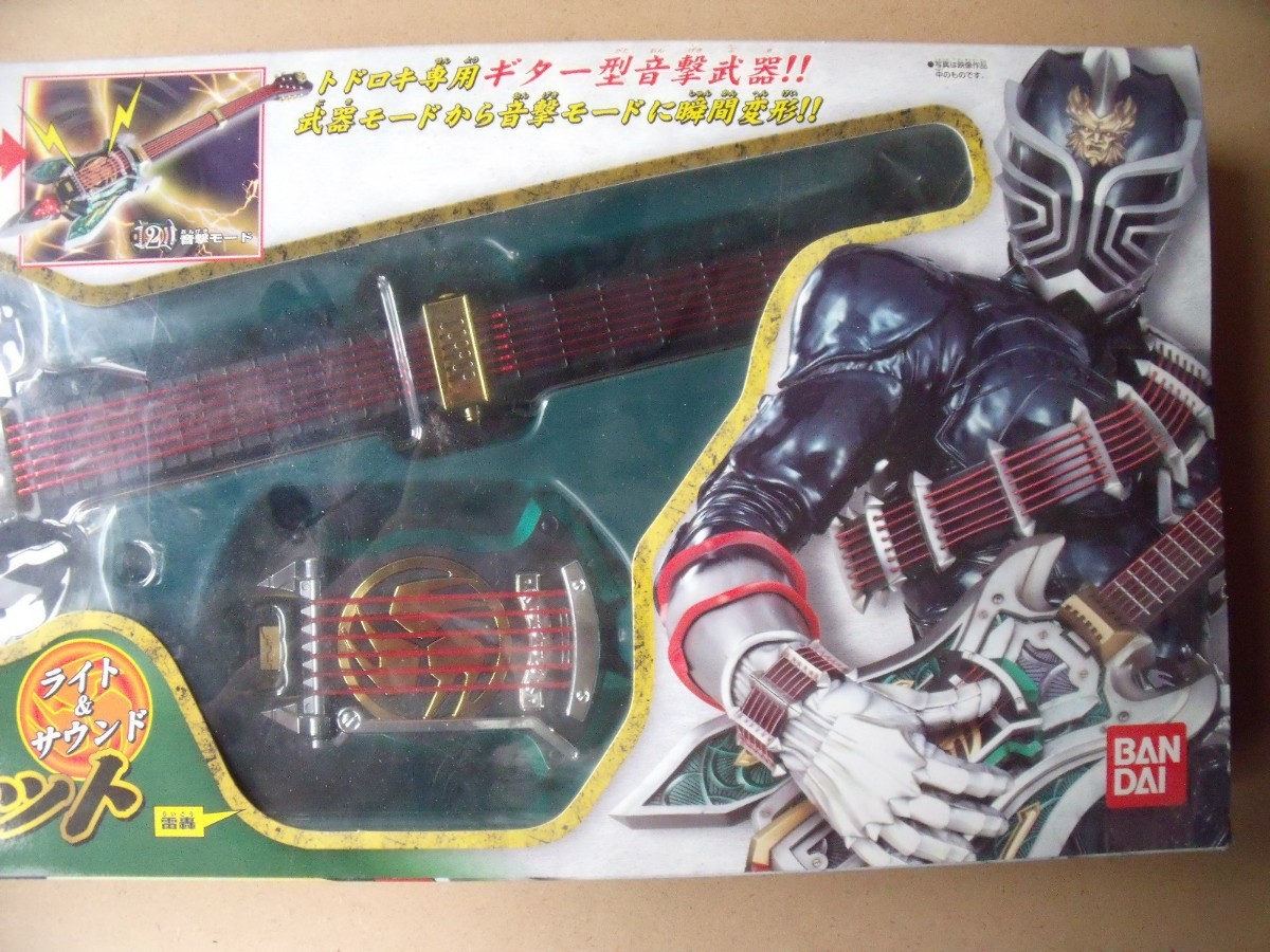 仮面ライダー響鬼 トドロキ DX音撃弦セット BANDAIバンダイ 仮面ライダー響鬼 トドロキ DX音撃弦セット BANDAIバンダイ
