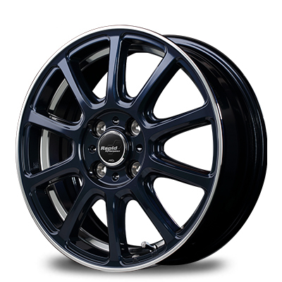 マルカ ホイール ラピッドパフォーマンス ZX10 スズキ バレーノ 32S/42S MID 【16×6.0J 4-100 INSET42 ADブルー】 1本単品_画像1