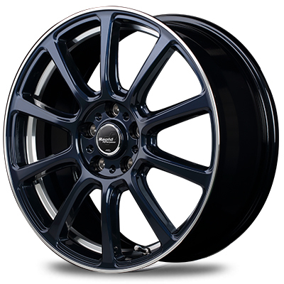 マルカ ホイール ラピッドパフォーマンス ZX10 ホンダ CR-V RE3 RE4 MID 【17×7.0J 5-114.3 INSET50 ADブルー】 4本セット_画像1