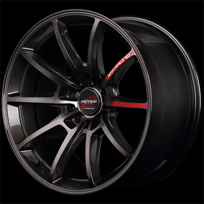 マルカ ホイール RMPレーシング R25 スバル インプレッサ GDA MID 【17×7.0J 5-100 INSET48 ブラッククリア】 4本セット_画像1