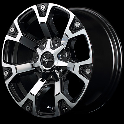 マルカ ホイール ナイトロパワー ウォーヘッド 日産 シーマ 50系 MID 【17×7.0J 5-114.3 INSET40 ダークガンメタ】 1本単品