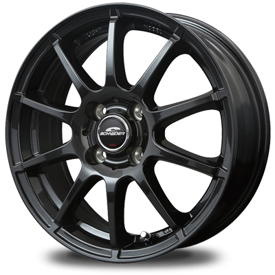 マルカ ホイール シュナイダー StaG ダイハツ ミラ /カスタム L275S/285S MID 【13×4.0B 4-100 INSET42 ストロングガンメタ】 4本セット_画像1