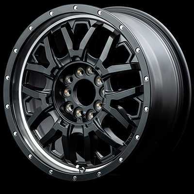 マルカ ホイール ナイトロパワー M27 グレネード エルグランド MID 【17×7.0J 10 114.3/127 マルチ INSET40 ブラック+RVP】 4本セット