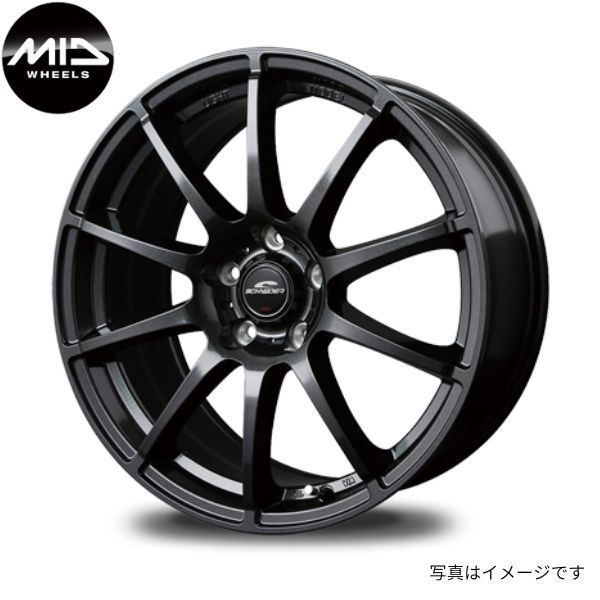 マルカ ホイール シュナイダー StaG スバル XV /ハイブリッド GT系 MID 【16×6.5J 5-100 INSET48 ストロングガンメタ】 4本セット