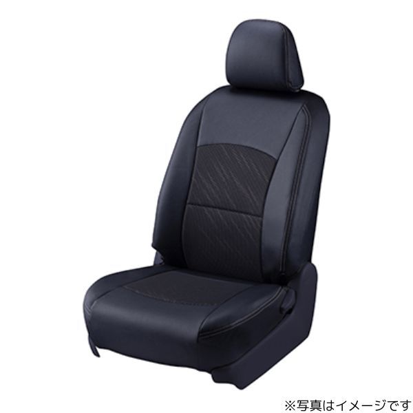 クラッツィオ シートカバー クール Nボックス JF1/JF2 タンベージュ×ブラック Clazzio EH-0321 N-BOX ホンダ_画像2