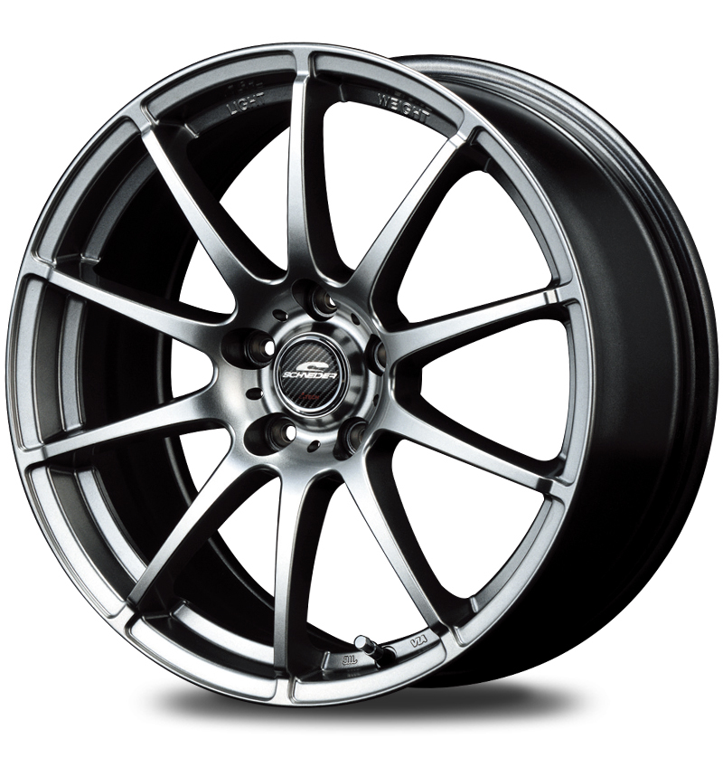 マルカ ホイール シュナイダー StaG スバル レガシーアウトバック BP9/BPE MID 【17×7.0J 5-100 INSET48 メタリックグレー】 1本単品