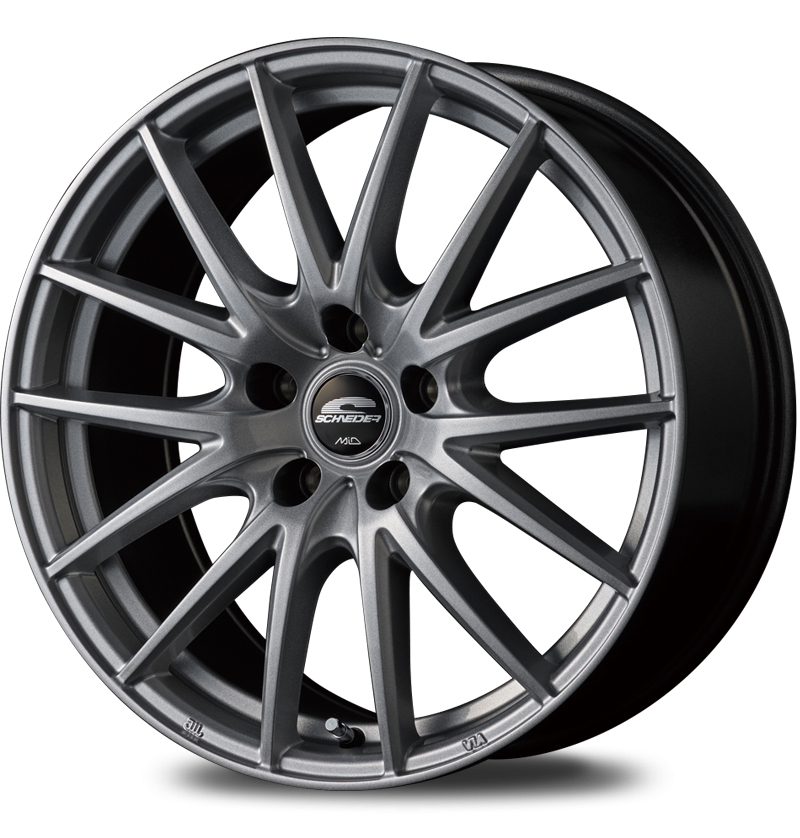 マルカ ホイール シュナイダー SQ27 ホンダ シビック FD系/ハイブリット MID 【15×6.0J 5-114.3 INSET45 メタリックシルバー】 4本セット