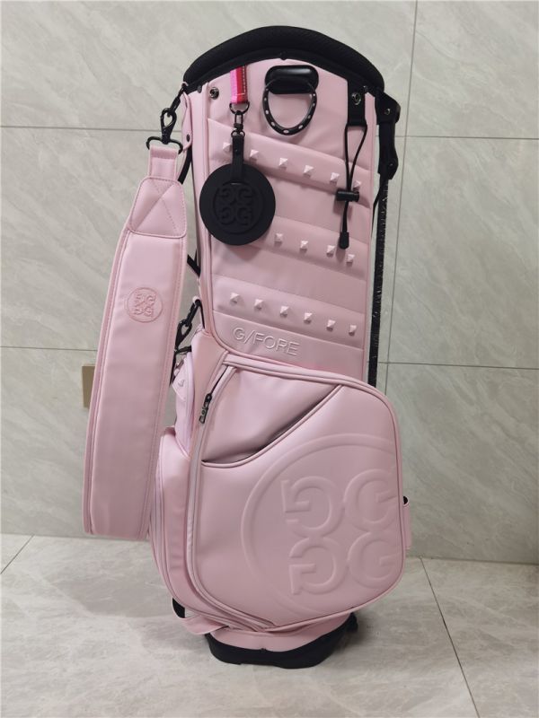★★★089 Golf Bag 　人気キャディーバック ゴルフバッグ PU レザー,9型，4kg,_画像2