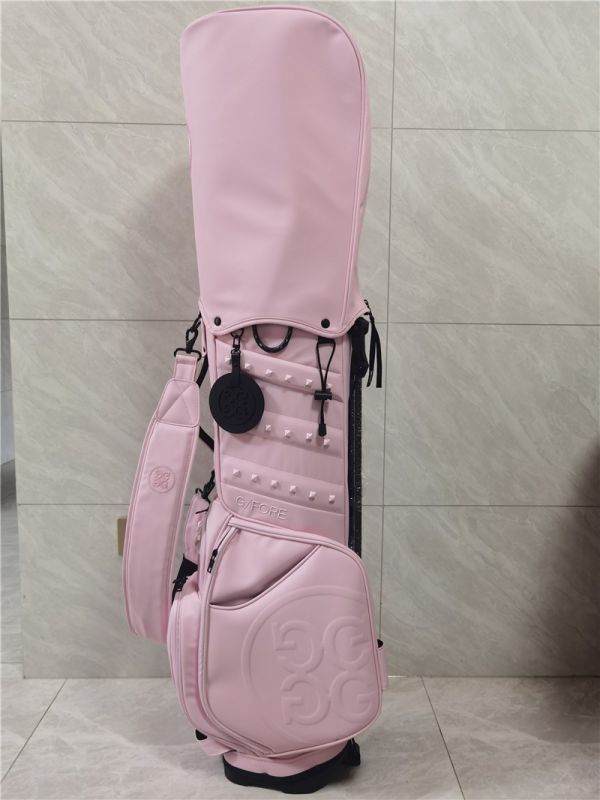 ★★★089 Golf Bag 　人気キャディーバック ゴルフバッグ PU レザー,9型，4kg,_画像4