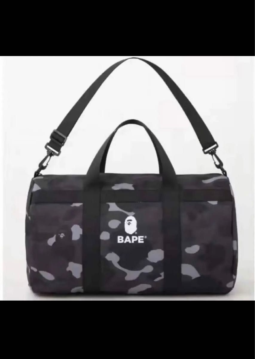 BAPE◇A BATHING APE／◇カモ迷彩ダッフルバッグ◇付録品ノベルティ-