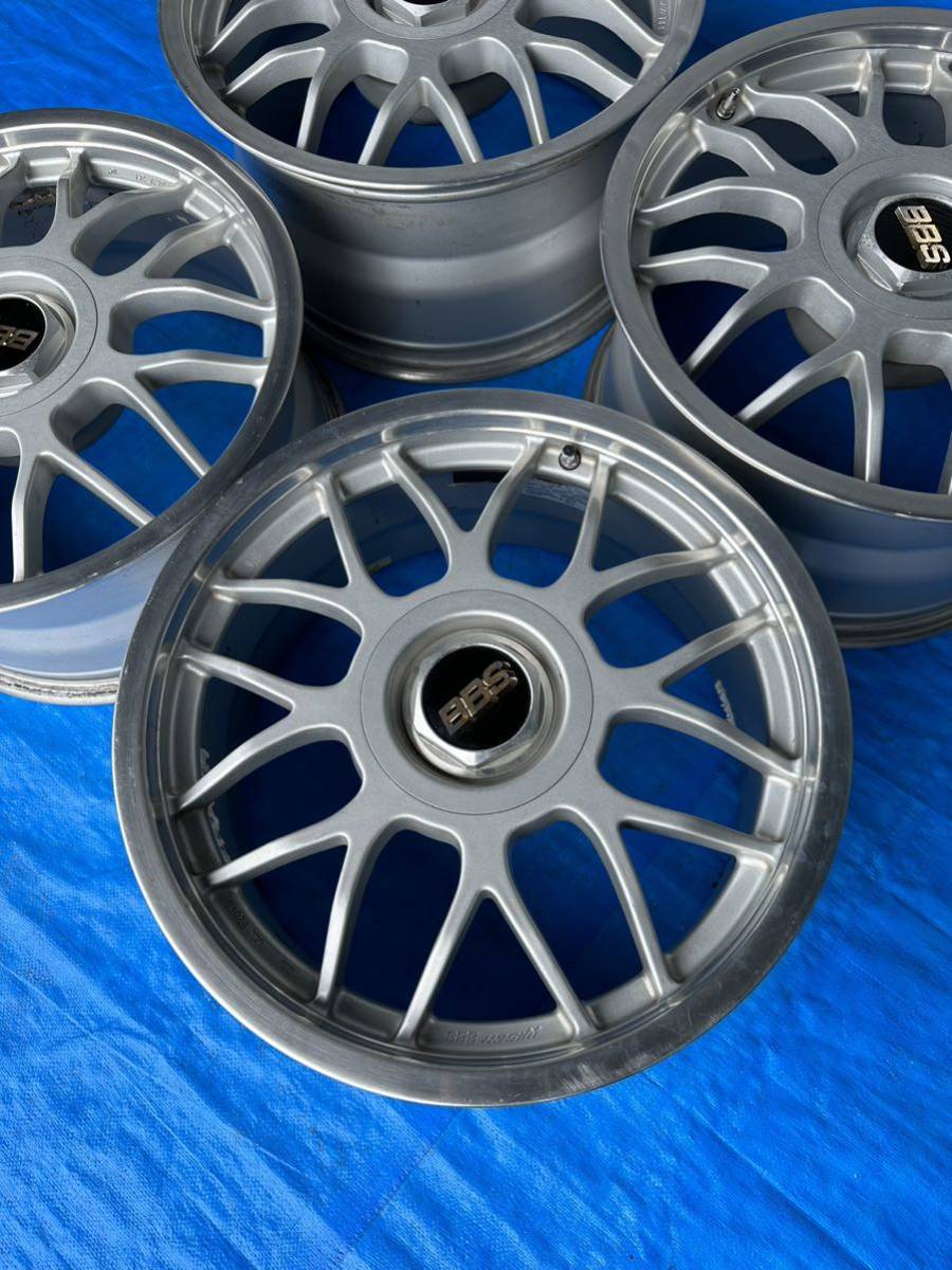 WISER BBS 17インチ5穴PCD114.3 RG211 2本8J GR213 2本9J オフセット38 中古アルミホイール4本セット_画像2