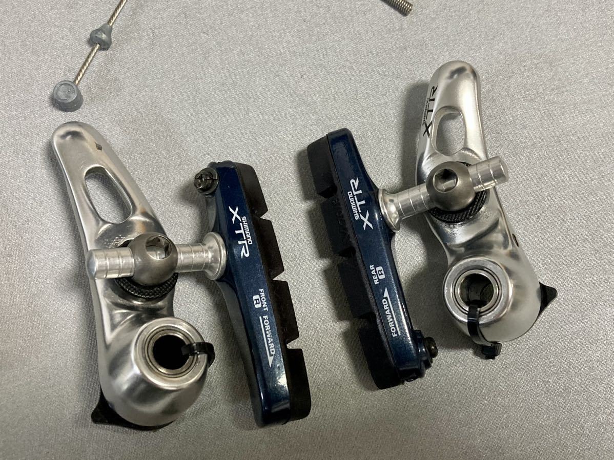 美品 シマノ Shimano XTR m900 カンチブレーキ チタンボルト付き 美品 シマノ Shimano XTR m900 カンチブレーキ チタンボルト付き