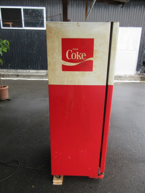◇コカコーラ 冷蔵庫 昭和レトロ 業務用 自販機 実働 現地引き取り