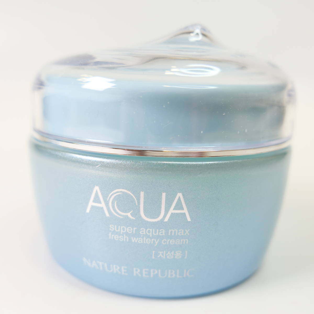 訳あり中古コスメ★NATURE REPUBLIC ネイチャーリパブリック AQUA スーパーアクアマックス フレッシュ ウォータリークリーム 80mL_画像2