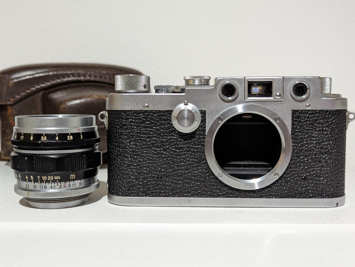 アンティーク☆Leotax カメラ FUJINON L 1:2 f=5cm レンズ☆レオ