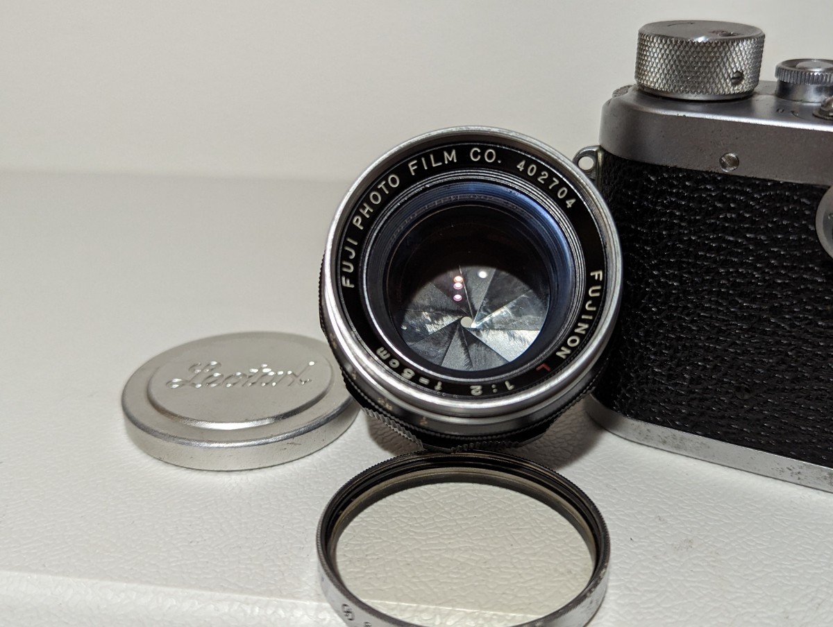 アンティーク☆Leotax カメラ FUJINON L 1:2 f=5cm レンズ☆レオ