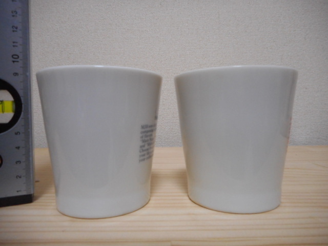 N214-7S　カップ　マグカップ　一対　陶器　中古　（22-下）_画像2