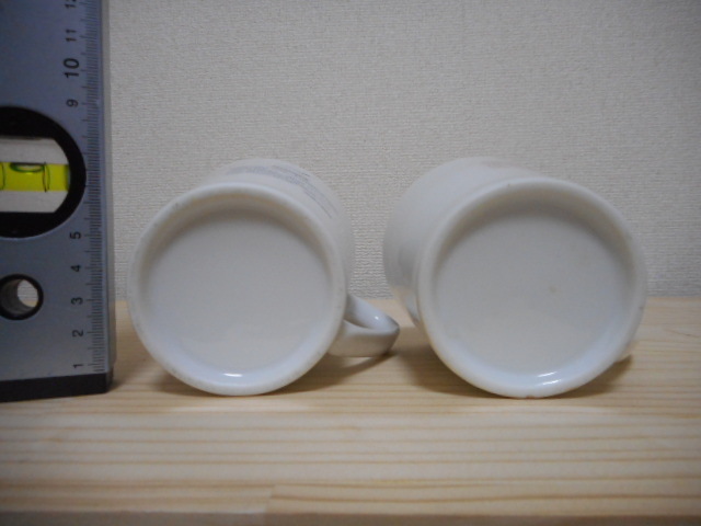N214-7S　カップ　マグカップ　一対　陶器　中古　（22-下）_画像6