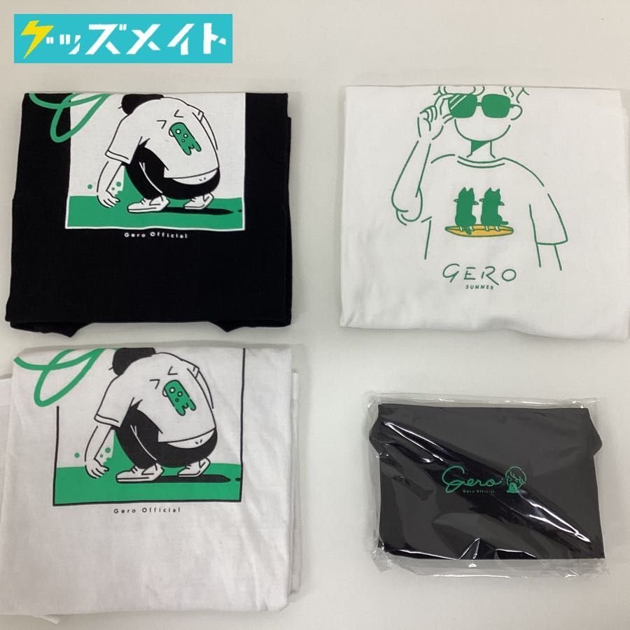 現状】歌い手 Gero グッズ まとめ売り Tシャツ 他 計4点(タレント
